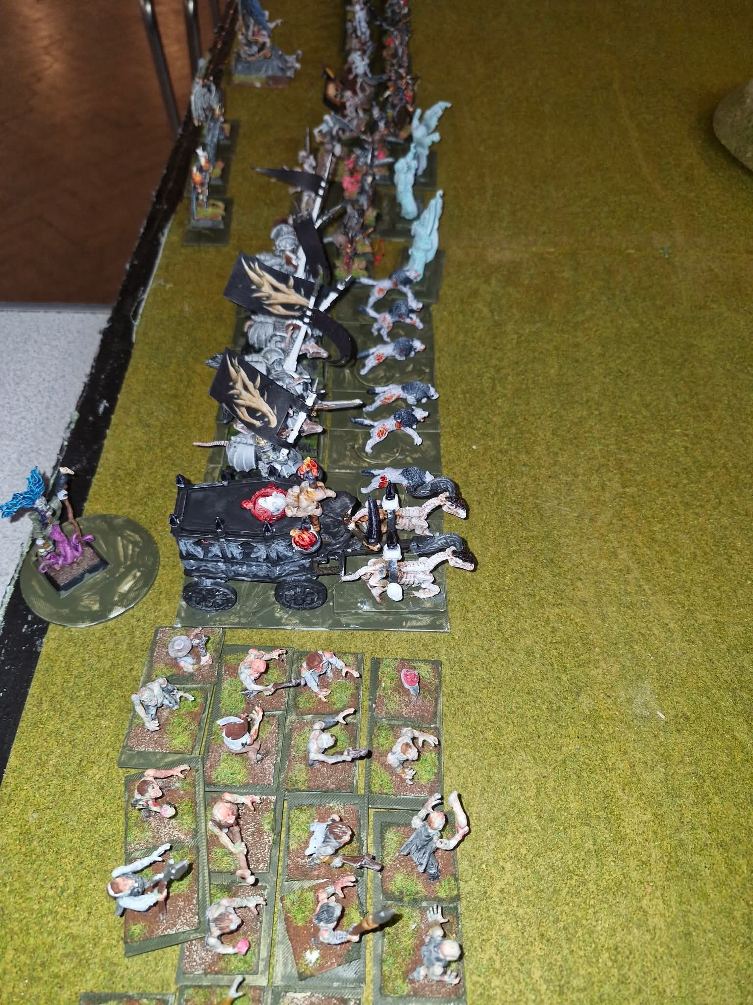 The castle prior to the undead assault.