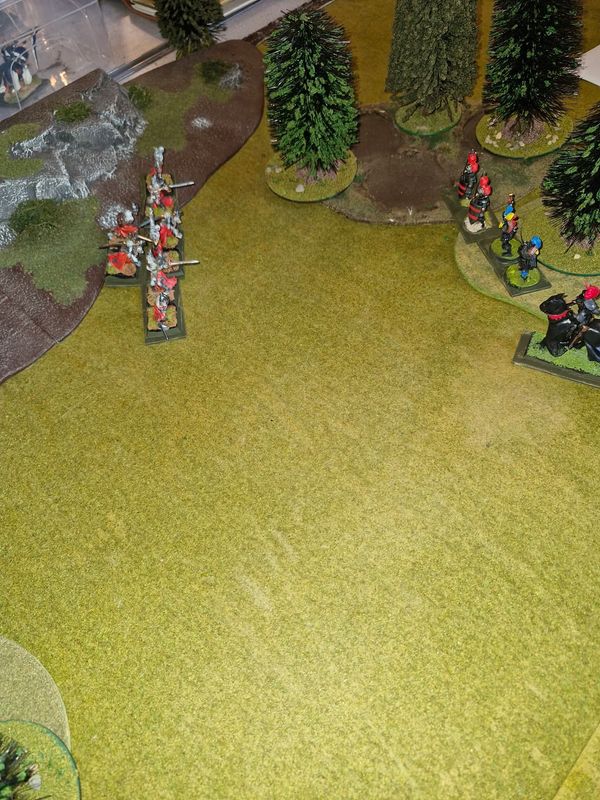 Climactic battle engagement with heavily committed forces and casualties